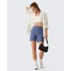 image:imageG4Free EverGoing Womens Wide Leg Shorts High Waisted 4  5Casual Comfy Shorts with Pockets for Yoga Workout LoungeDenim Blue