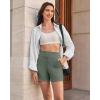 image:imageG4Free EverGoing Womens Wide Leg Shorts High Waisted 4  5Casual Comfy Shorts with Pockets for Yoga Workout LoungeGrey Sage