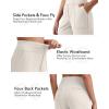 image:imageG4Free EverGoing Womens Wide Leg Shorts High Waisted 4  5Casual Comfy Shorts with Pockets for Yoga Workout LoungeIvory
