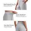 image:imageG4Free EverGoing Womens Wide Leg Shorts High Waisted 4  5Casual Comfy Shorts with Pockets for Yoga Workout LoungeLight Gray