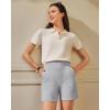 image:imageG4Free EverGoing Womens Wide Leg Shorts High Waisted 4  5Casual Comfy Shorts with Pockets for Yoga Workout LoungeLight Gray