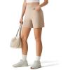 image:imageG4Free EverGoing Womens Wide Leg Shorts High Waisted 4  5Casual Comfy Shorts with Pockets for Yoga Workout LoungeLight Khaki