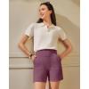 image:imageG4Free EverGoing Womens Wide Leg Shorts High Waisted 4  5Casual Comfy Shorts with Pockets for Yoga Workout LoungeVelvet Dust