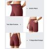 image:imageG4Free EverGoing Womens Wide Leg Shorts High Waisted 4  5Casual Comfy Shorts with Pockets for Yoga Workout LoungeWine