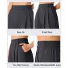 image:imageG4Free ShiftReady Shorts for Women Dressy Casual 7  High Waisted Wide Leg Pleated Shorts with PocketsBlack