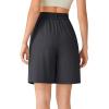 image:imageG4Free ShiftReady Shorts for Women Dressy Casual 7  High Waisted Wide Leg Pleated Shorts with PocketsBlack