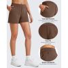 image:imageG4Free Smoofit Modal Soft Casual Shorts for Women High Waisted Summer Lounge Sweat Shorts with PocketsDark Coffee