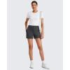 image:imageG4Free Smoofit Modal Soft Casual Shorts for Women High Waisted Summer Lounge Sweat Shorts with PocketsDeep Grey