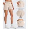 image:imageG4Free Smoofit Modal Soft Casual Shorts for Women High Waisted Summer Lounge Sweat Shorts with PocketsLight Khaki