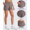 image:imageG4Free Smoofit Modal Soft Casual Shorts for Women High Waisted Summer Lounge Sweat Shorts with PocketsTaupe