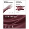 image:imageG4Free Smoofit Modal Soft Sweat Shorts Women Shockcord Elastic Waist Summer Casual Lounge Shorts with PocketsDark Burgundy