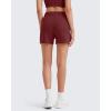 image:imageG4Free Smoofit Modal Soft Sweat Shorts Women Shockcord Elastic Waist Summer Casual Lounge Shorts with PocketsDark Burgundy