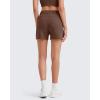 image:imageG4Free Smoofit Modal Soft Sweat Shorts Women Shockcord Elastic Waist Summer Casual Lounge Shorts with PocketsDark Coffee