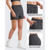 image:imageG4Free Smoofit Modal Soft Sweat Shorts Women Shockcord Elastic Waist Summer Casual Lounge Shorts with PocketsDark Grey