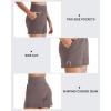 image:imageG4Free Smoofit Modal Soft Sweat Shorts for Women High Waist Summer Comfy Casual Shorts with PocketsTaupe
