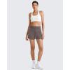 image:imageG4Free Smoofit Modal Soft Sweat Shorts for Women High Waist Summer Comfy Casual Shorts with PocketsTaupe