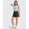 image:imageG4Free Workout Shorts Women 4 High Waisted Lightweight Shorts with Pockets for Hiking Running Casual OutdoorBlack