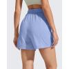 image:imageG4Free Workout Shorts Women 4 High Waisted Lightweight Shorts with Pockets for Hiking Running Casual OutdoorCornflower Blue