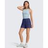 image:imageG4Free Workout Shorts Women 4 High Waisted Lightweight Shorts with Pockets for Hiking Running Casual OutdoorDark Navy