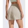 image:imageG4Free Workout Shorts Women 4 High Waisted Lightweight Shorts with Pockets for Hiking Running Casual OutdoorWarm Ash Gray