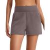 image:imageG4Free Smoofit Modal Soft Sweat Shorts for Women High Waist Summer Comfy Casual Shorts with PocketsTaupe