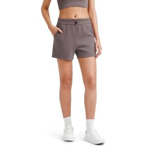 image:imageG4Free Smoofit Modal Soft Sweat Shorts Women Shockcord Elastic Waist Summer Casual Lounge Shorts with PocketsTaupe