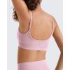 image:imageG4Free BareFeel Adjustable Spaghetti Straps Sports Bras Women  Scoop Neck Casual Yoga Crop Top Non PaddedBlush