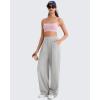 image:imageG4Free BareFeel Adjustable Spaghetti Straps Sports Bras Women  Scoop Neck Casual Yoga Crop Top Non PaddedBlush