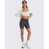 image:imageG4Free BareFeel Adjustable Spaghetti Straps Sports Bras Women  Scoop Neck Casual Yoga Crop Top Non PaddedPure White