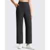 image:imageG4Free BareFeel Ankle Yoga Pants Women 78 Length High Stretch Waist Casual Dressy Pants with Pockets Slacks 252729Black