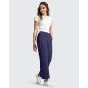image:imageG4Free BareFeel Ankle Yoga Pants Women 78 Length High Stretch Waist Casual Dressy Pants with Pockets Slacks 252729Royal Blue