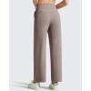 image:imageG4Free BareFeel Ankle Yoga Pants Women 78 Length High Stretch Waist Casual Dressy Pants with Pockets Slacks 252729Taupe