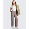 image:imageG4Free BareFeel Ankle Yoga Pants Women 78 Length High Stretch Waist Casual Dressy Pants with Pockets Slacks 252729Taupe