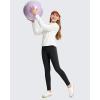 image:imageG4Free BareFeel Girls Leggings High Waist Athletic Yoga Pants with Pockets Dance Running Tights 612 YearsBlack