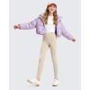 image:imageG4Free BareFeel Girls Leggings High Waist Athletic Yoga Pants with Pockets Dance Running Tights 612 YearsLight Khaki