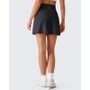 image:imageG4Free BareFeel High Stretch Golf Skirts for Women  15 A Line Tennis Skort Casual Summer Inner Shorts with 3 PocketsBlack