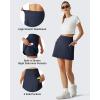image:imageG4Free BareFeel High Stretch Golf Skirts for Women  15 A Line Tennis Skort Casual Summer Inner Shorts with 3 PocketsDark Navy