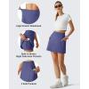image:imageG4Free BareFeel High Stretch Golf Skirts for Women  15 A Line Tennis Skort Casual Summer Inner Shorts with 3 PocketsDusky Purple