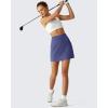 image:imageG4Free BareFeel High Stretch Golf Skirts for Women  15 A Line Tennis Skort Casual Summer Inner Shorts with 3 PocketsDusky Purple