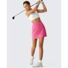 image:imageG4Free BareFeel High Stretch Golf Skirts for Women  15 A Line Tennis Skort Casual Summer Inner Shorts with 3 PocketsRosy Pink