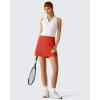 image:imageG4Free BareFeel High Stretch Golf Skirts for Women  15 A Line Tennis Skort Casual Summer Inner Shorts with 3 PocketsRust Orange