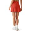 image:imageG4Free BareFeel High Stretch Golf Skirts for Women  15 A Line Tennis Skort Casual Summer Inner Shorts with 3 PocketsRust Orange
