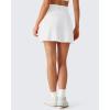 image:imageG4Free BareFeel High Stretch Golf Skirts for Women  15 A Line Tennis Skort Casual Summer Inner Shorts with 3 PocketsWhite