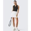 image:imageG4Free BareFeel High Stretch Golf Skirts for Women  15 A Line Tennis Skort Casual Summer Inner Shorts with 3 PocketsWhite