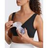 image:imageG4Free BareFeel Maternity Bra Wireless V Neck Nursing Bras for Breastfeeding U Back Pregnancy Sleep Bras YogaBlack