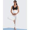 image:imageG4Free BareFeel Maternity Bra Wireless V Neck Nursing Bras for Breastfeeding U Back Pregnancy Sleep Bras YogaBlack