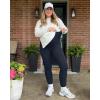 image:imageG4Free BareFeel Maternity Leggings with Pockets Over The Belly Stretchy Workout Yoga Pregnancy PantsDark Blue