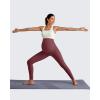image:imageG4Free BareFeel Maternity Leggings with Pockets Over The Belly Stretchy Workout Yoga Pregnancy PantsDark Burgundy