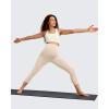 image:imageG4Free BareFeel Maternity Leggings with Pockets Over The Belly Stretchy Workout Yoga Pregnancy PantsLight Khaki