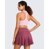 image:imageG4Free BareFeel V Neck Sports Bra for Women  Padded Collared Racerback Tennis Workout Tank TopsBlush